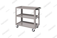 Тележка открытая, 3 полки, Classic, серый FERRUM Арт. 02.230L-7046