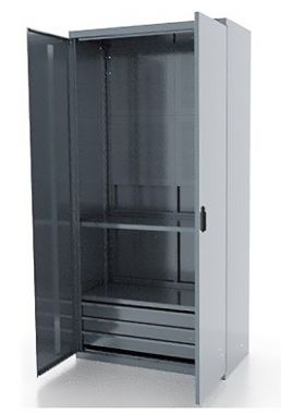 Шкаф металлический 2 полки, 3 ящика FERRUM Classic серый 03.3032-9007 ― FERRUM